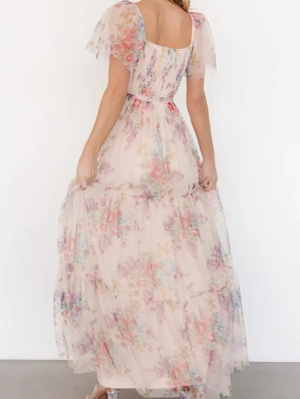 Baltic Born - Nicola Tulle Romantic Floral Dress - Picture 3 of 8